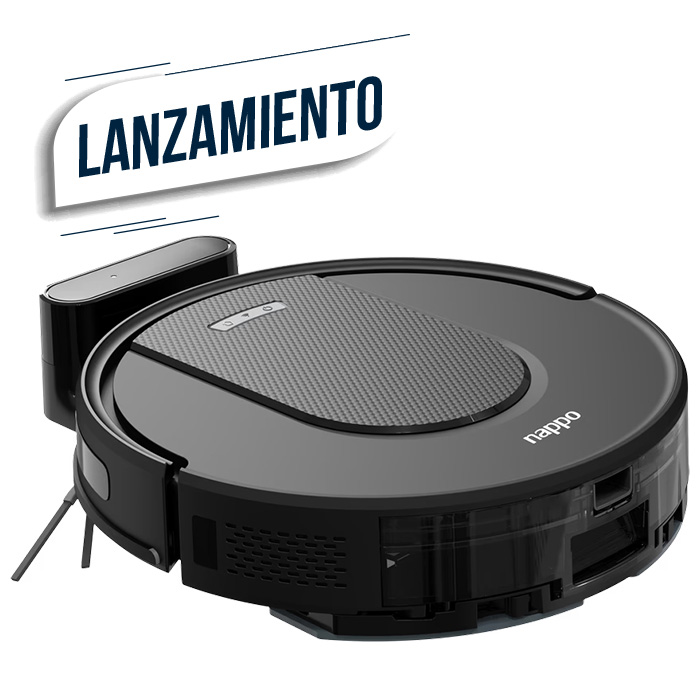ASPIRADORA ROBOT 2 EN 1 NLAR-377 NAPPO NEGRO